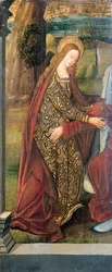 Die Heimsuchung - ein Flügel eines Altars, ein Fragment