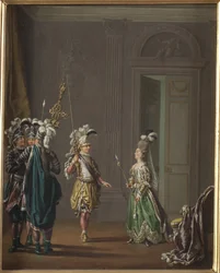 König Gustav III. von Schweden und Ulrika Eleonora von Fersen, von Pehr Hilleström