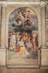 Johannes der Täufer tauft Menschen, Poggi-Kapelle