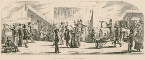 Bartholomäusmesse, London: Sonntag vor der Messe, Greenwich