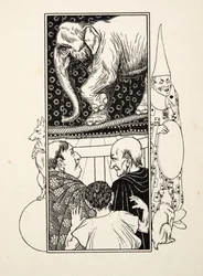 Elefanten-Seiltanz, aus Hundert Anekdoten über Tiere, veröffentlicht 1924