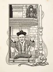 Nachahmer, aus Hundert Anekdoten von Tieren, veröffentlicht 1924