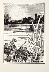 Die Sonne und die Frösche, aus Fontaine Fabeln, veröffentlicht 1905