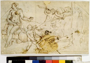 Venus, Putti und Wildschwein