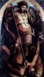 St. Michael, zentrales Panel (um 1535)