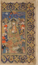 Sulayman auf dem Thron