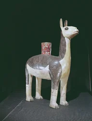 Lama-Effigie-Gefäß, Nazca-Kultur