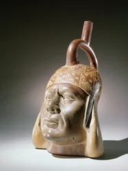 Töpferporträtgefäß, Mochica