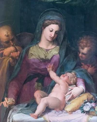 Madonna mit Kind und dem jungen Johannes