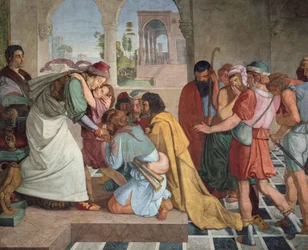 Joseph offenbart sich seinen Brüdern, 1817