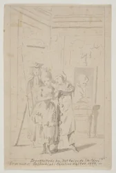 Pierrot und Colombine in "Das sprechende Bild"