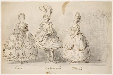 Szene aus "Der Streit von Ceres und Thetis"