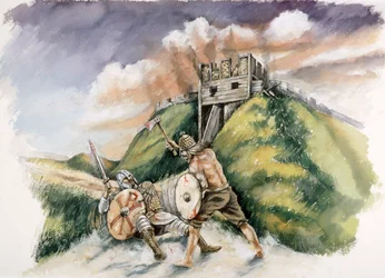 Cynric kämpft gegen die Briten in Old Sarum