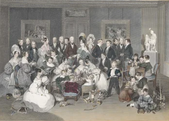 Die österreichische Kaiserfamilie im Jahr 1834