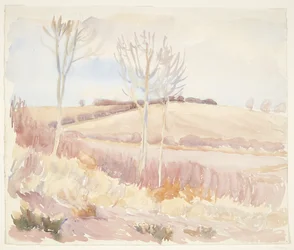 Landschaft auf Fünen. Frühling