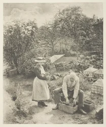Ein Gartenende (Suffolk)