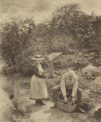 Das Ende eines Gartens. [Suffolk.]