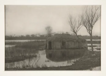 Ein Schilfboot-Haus, Tafel XXXI aus Leben und Landschaft auf den Norfolk Boards