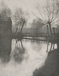 Fußgängerbrücke bei Chingford, aus The Compleat Angler