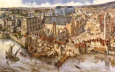 Vogelperspektive von Westminster