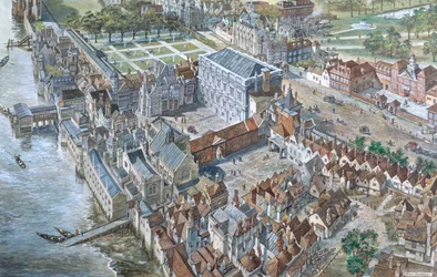 Alt-London rekonstruiert: Der Palast von Whitehall um 1680