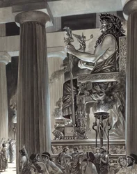 Statue des Zeus in Olympia