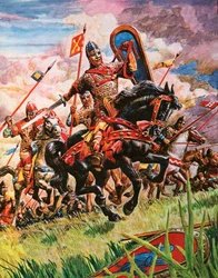 Wilhelm der Eroberer in der Schlacht von Hastings