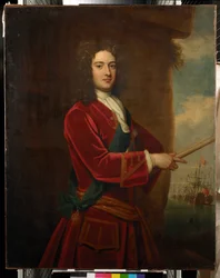 Porträt von Admiral James Berkeley