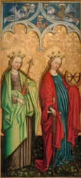 Die Heiligen Ursula und Katharina von Alexandrien