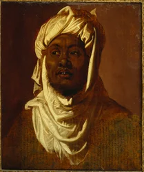 Ein Afrikaner mit Turban - eine Skizze