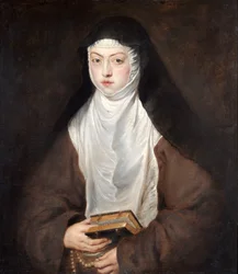 Ana Dorotea, Tochter von Rudolf II., eine Nonne im Kloster der Descalzas Reales, Madrid