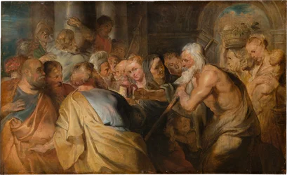 Diogenes auf der Suche nach einem ehrlichen Menschen