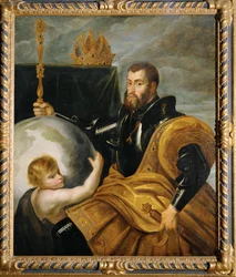 Kaiser Karl V. als Herr der Welt, um 1607