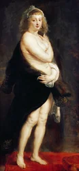 Helena Fourment in einem Pelzmantel, 1636-38