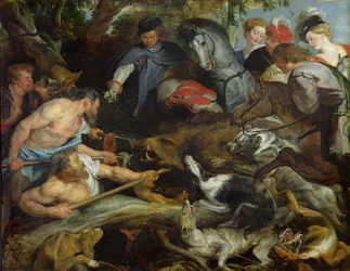 Wildschweinjagd, ca. 1615-16