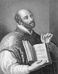 Ignatius von Loyola, gestochen von William Holl dem Jüngeren, um 1830