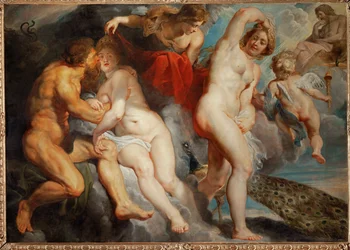 Ixion, König der Lapithen, von Juno getäuscht