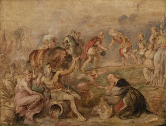 Begegnung König Ferdinands von Ungarn mit dem Kardinalinfanten Ferdinand von Spanien bei Nördlingen