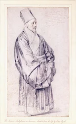 Porträt von Nicolas Trigault S.J. in chinesischer Tracht