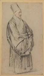 Porträt von Nicolas Trigault in chinesischer Tracht
