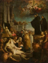 Der heilige Franz Xaver heilt die Kranken