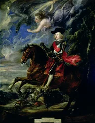Der Kardinalinfant Ferdinand in der Schlacht von Nördlingen, ca. 1634