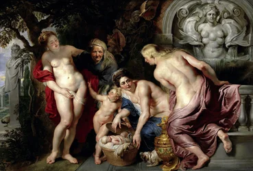 Das Finden des Kindes Erichthonios, ca. 1615