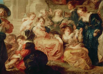 Der Liebesgarten (Detail der Gruppe mit Rubens