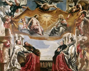 Die Familie Gonzaga in Anbetung der Heiligen Dreifaltigkeit, 1604-1605