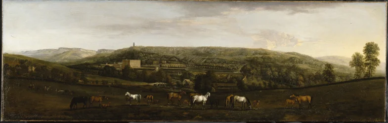 Ansicht von Chatsworth aus Südwesten