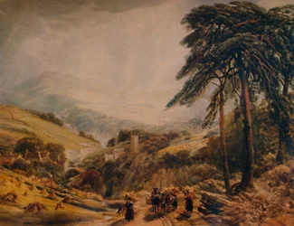 Matlock Village: Gleaners Returning, 1849