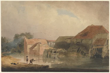 Flusslandschaft (Alte Mühle)