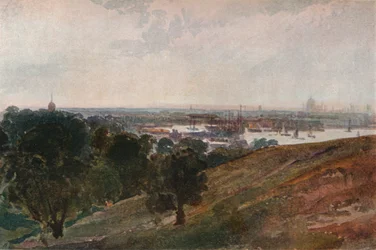 Die Themse von Greenwich Hill