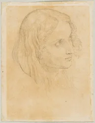 Detailstudie zum Schreiber in „Joseph deutet den Traum des Pharao“